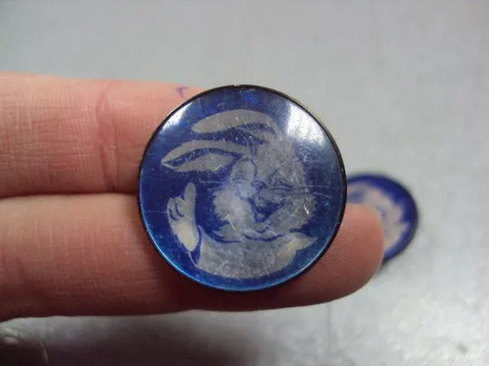 Купити знак детский заяц зайчик круглый лот 2 шт №3681