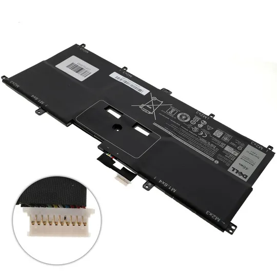Купити Оригінальна батарея для ноутбука DELL NNF1C (XPS 13 9365, P71G) 7.6V 5940mAh 46Wh Black (HMPFH)