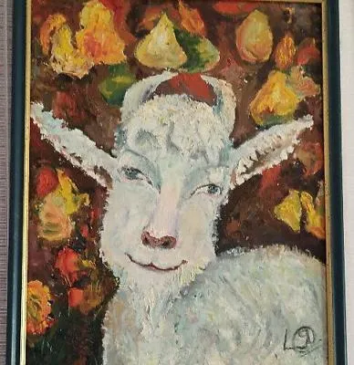 Купити Картина  интересного художественного замысла"Посмотри на меня"mv449