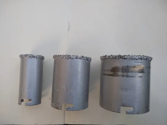 Коронка с вольфрамовым напылением 33, 53, 67, мм. Набор коронок с вольфрамовым напылением. Ціна