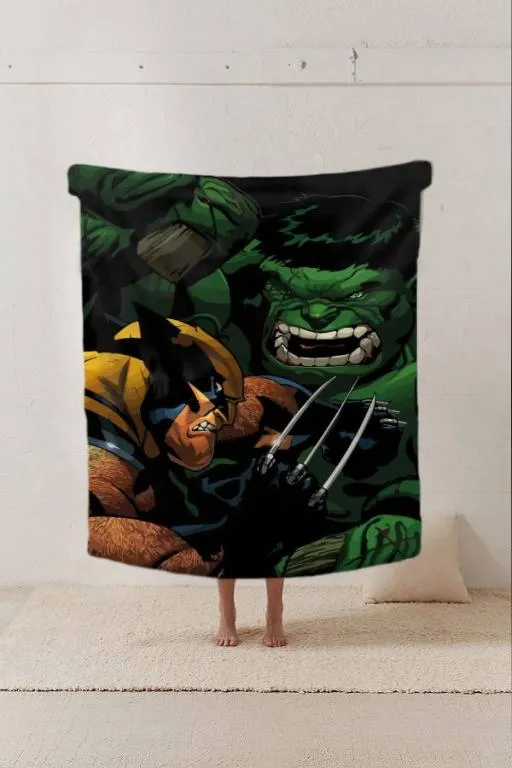 Купити Плед 3D Росомаха против Халка 20222441_A 12234 160х200 см