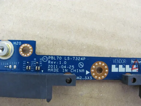 526-19 плата перехідник HDD PBL70 LS-7324P для Asus X73B A73B K53, X53, X73, оригінал Де купити