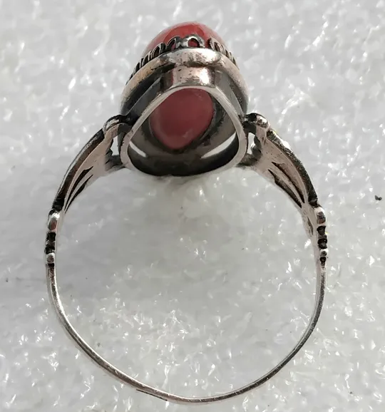 Красивый серебряный перстень 875пр. (☝️Клеймо звезда,СССР!) На торгах