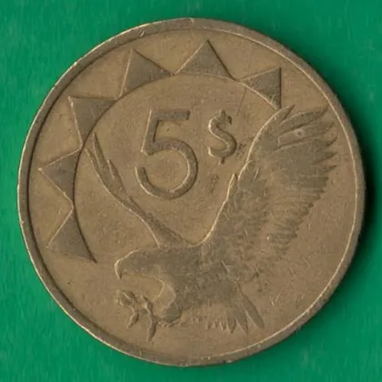 фото, 5 доларів 1993 року Намібія [МШ1]