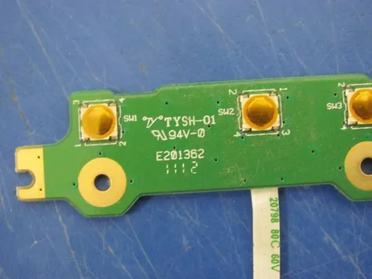 №239-15 плата кнопки ВКЛ E201362 для TOSHIBA TECRA R850 оригінал Продаж