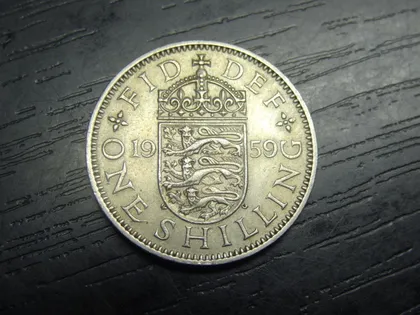 фото, 1 шилінг 1959 Британія (англійський тип)