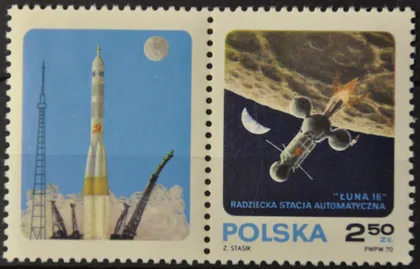 фото, Польша Космос Луна-16 1970
