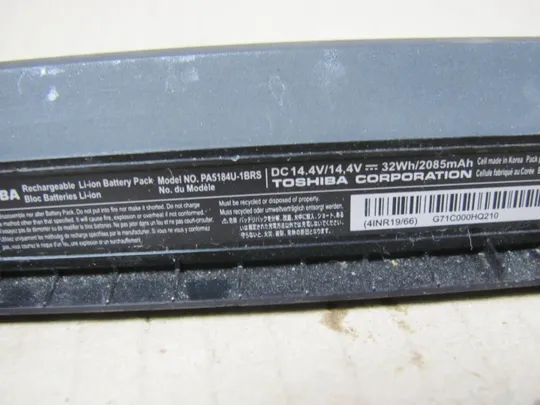 Оригінал АКБ, Акумуляторна батарея, живлення, Оригінальна батарея, battery PA5184U-1BRS PA5185U-1BRS PA5186U-1BRS 14.4V 32WH   для   Toshiba Satellite L50 L55  C50D C55 C55-B C55D C55T Інтернет-аукціон