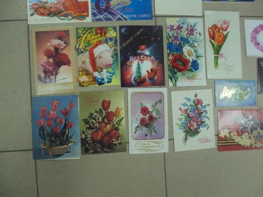 открытка подписная 1 мая, 8 марта, октябрь 1917, с днем рождения лот 25 шт №5416 Продаж