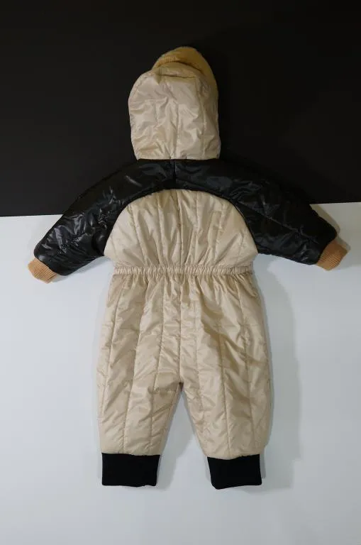 новый детский комбинезон для девочки, цвет капучино с мишкой №757 Продаж