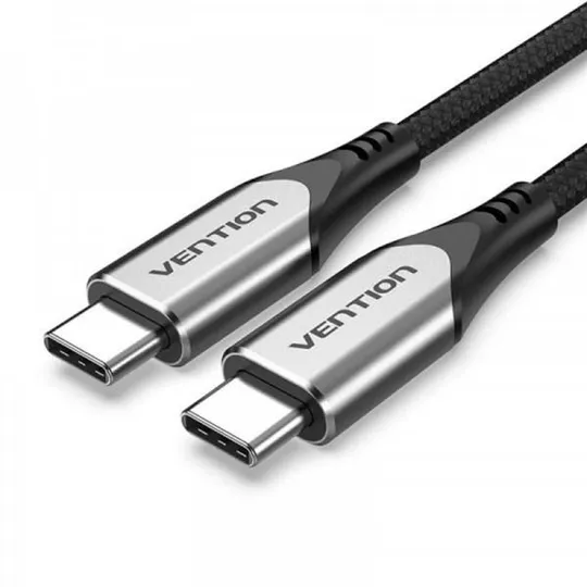 Кабель Vention USB Type-C - USB Type-C (M/M), 0.5 м, Black (TAAHD) Ціна