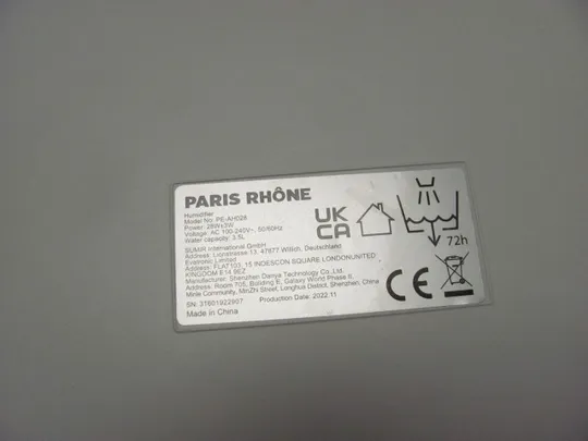 4812 Зволожувач повітря Paris Phone pe-ah028 3,5 л НІМЕЧЧИНА Недорого