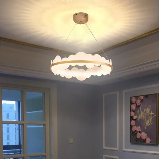 Купити Люстра потолочная LED D1005/800-k Бронза 20х80х80 см.