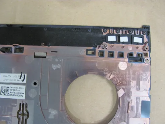 581-1 Кришка панель палмрест тачпад AP0W1000100 030X9V для Dell Precision M4800 оригінал Інтернет-аукціон