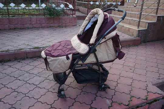 коляска №1 универсальная детская новая неполная комплектация, колес нет Ціна