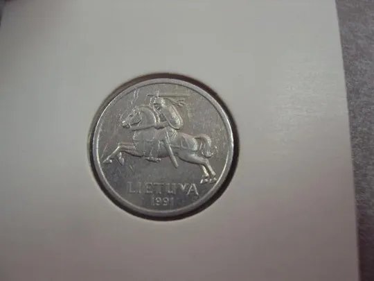 монета литва 1 цент 1991 №8203 Продаж