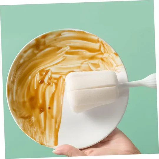 Губка для мытья стаканов, бутылок с длинной ручкой и сменной насадкой 28*5,5 см Недорого