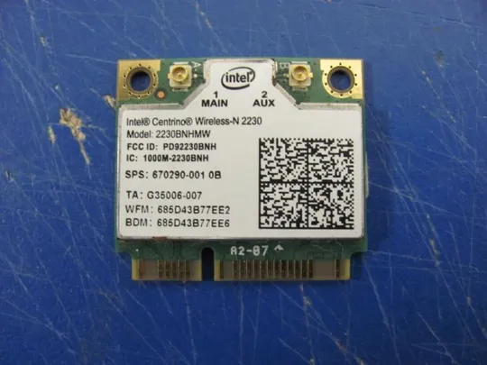 №166-14 WI-FI адаптер 2230BNHMW для MEDION AKOYA S4211 S4216 E6228 P6816 оригінал Ціна