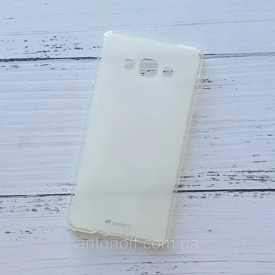 Купити Силіконовий чохол Samsung A700 Galaxy A7 2015 захисна плівка Melkco Прозорий