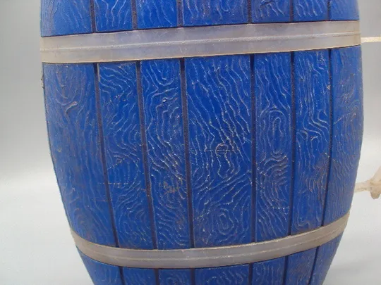 Канистра для непищевых продуктов ссср пластик бочонок с ручкой размер 28,8 х 32 х 15 см №15682 З аукціону