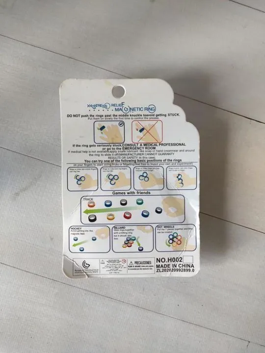 Купити Магнітні кільця іграшка-антистрес stress relief magnetic ring