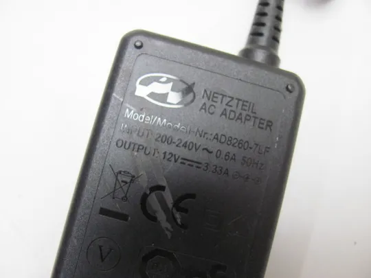 4935 адаптер живлення NETZTEIL AD8260 12V 3.33A 3 шт НІМЕЧЧИНА Інтернет-аукціон