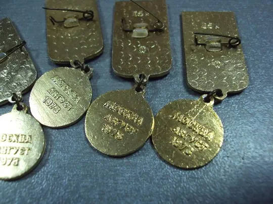 знак универсиада москва 1973 лот 6 шт №1675 Інтернет-аукціон