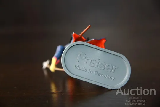 американец пруссак ОФИЦЕР PREISER ELASTOLIN 70мм ФРГ №541133 Інтернет-аукціон