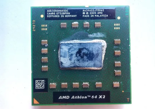 AMD Athlon 64 X2 3000 1.6ghz Socket S1 ADE3000HAX5DC мобильный процессор Socket S1 (S1g4) 35W Ціна