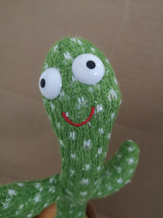 Танцюючий кактус співаючий з підсвічуванням  (17) Продаж