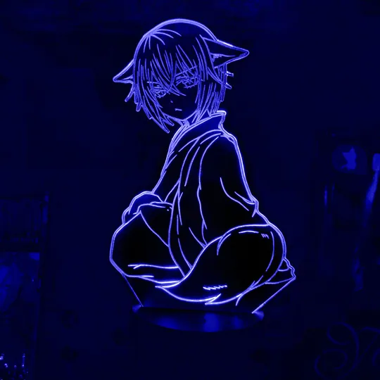 Акриловий світильник-нічник Томое 2 синій tty-n001843 Ціна