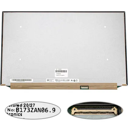 фото, Матриця 17.3" B173ZAN06.9 (3840*2160, 40pin(eDP, IPS, 144hz, 500cd/m2, перенесення кольорів 100%), LED, SLIM(без планок і вушок),