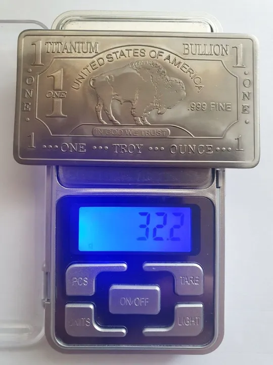 TITANIUM BULLION .999 FINE USA З аукціону