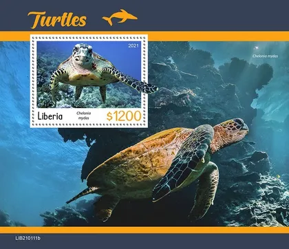 фото, Либерия-Черепахи-2021. Чистый полный красивый комплект.MNH.