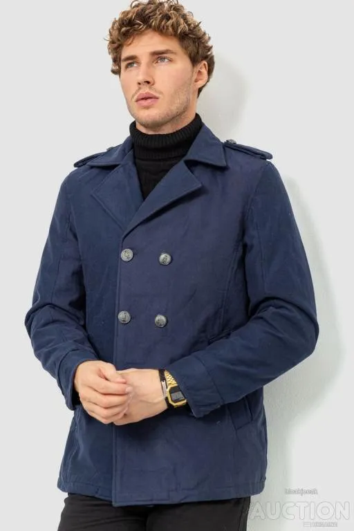 Пиджак мужской однотонный, цвет синий, 182R15172 Ціна