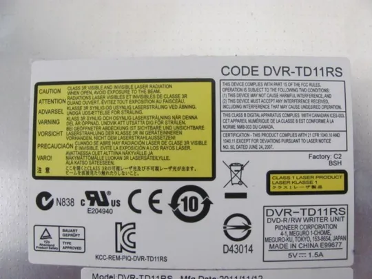 №244-8 DVD-привод DVR-TD11RS 9SDW092EA65H для Acer Aspire 5350 5750 5755 5755G NV57 оригінал Продаж