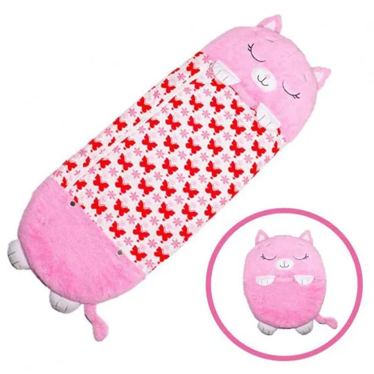 Купити Спальный детский мешок 3в1 для сна подушка игрушка разъемный спальник 140х50 см на молнии Happy Nap