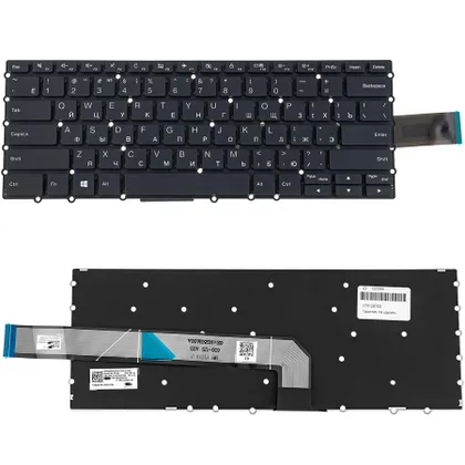 фото, Клавіатура для ноутбука LENOVO (14w Gen 2) rus, black, без фрейму