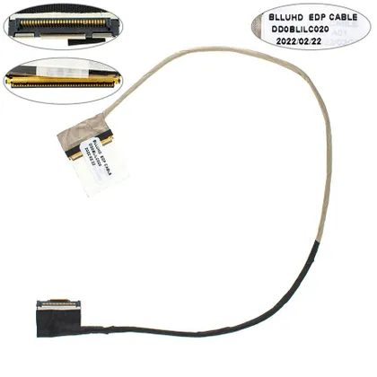 фото, Шлейф матриці для ноутбука Toshiba (L50-B, L55D-B, S55-B button) 40pin LED (DD0BLILC020)