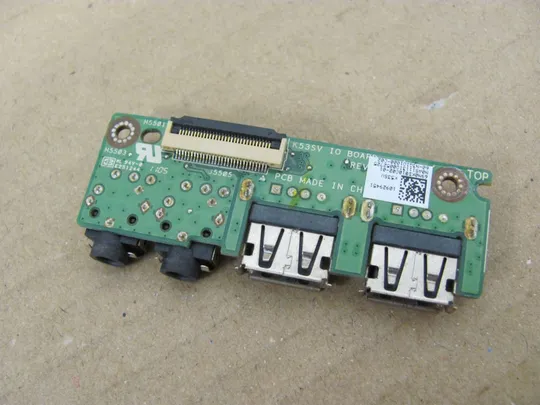 номер0529-15 плата AUDIO USB 69N0KDB10C02 60-N3G101000 для Asus K53SV A53S K53E K53S X53E X53S A53E A53S оригінал в Україні