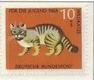 фото, ФРГ фауна дикий кот 1968
