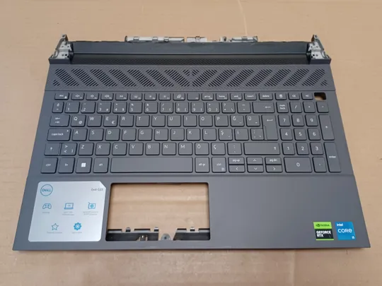 номер1054-4 Кришка панель палмрест 025CCM FA3ZZ000400 AP3ZZ000304 клавіатура робоча для Dell G15  5530 5531 5535 топкейс Верхня панель палмрест cover-C оригінал Ціна