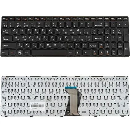 фото, Клавіатура для ноутбука Lenovo (B570, B575, B580, B590, V570, V575, V580, Z570, Z575)