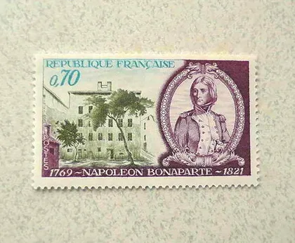 фото, Поштова марка Франція " Наполєон " 1969 рік **