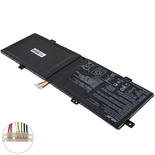 Купити УЦЕНКА  - сломанно одно крепление - Оригінальна батарея для ноутбука ASUS C21N1833 (Zenbook: UX431FA, UX431FN) 7.7V 6100mAh 47Wh