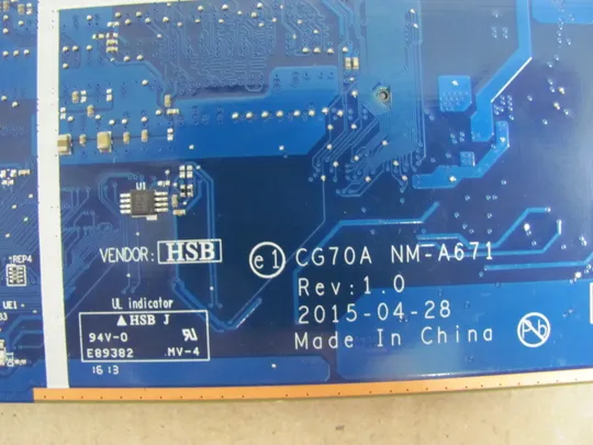 387-7 материнська плата CG70A NM-A671  для   Lenovo IdeaPad G70-35 G70-30 оригінал З аукціону