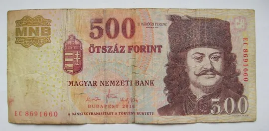 500 ФОРИНТІВ = 2010 р. = УГОРЩИНА Ціна