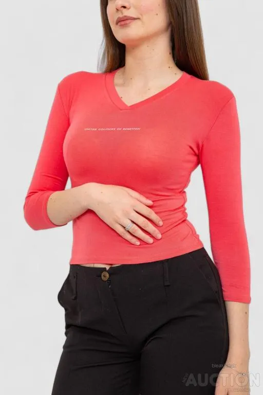 Кофта женская укороченная, цвет коралловый, 186R651 З аукціону