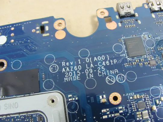596-15 материнська плата AAZ60 LA-C461P i5-6300U SR2F0 для Dell Latitude E7470 7470 оригінал З аукціону