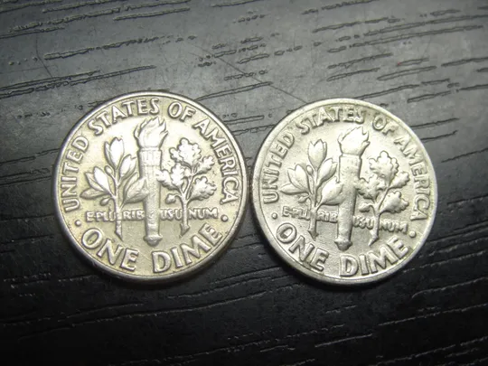 Купити 1 дайм 1983 США (два різновиди)